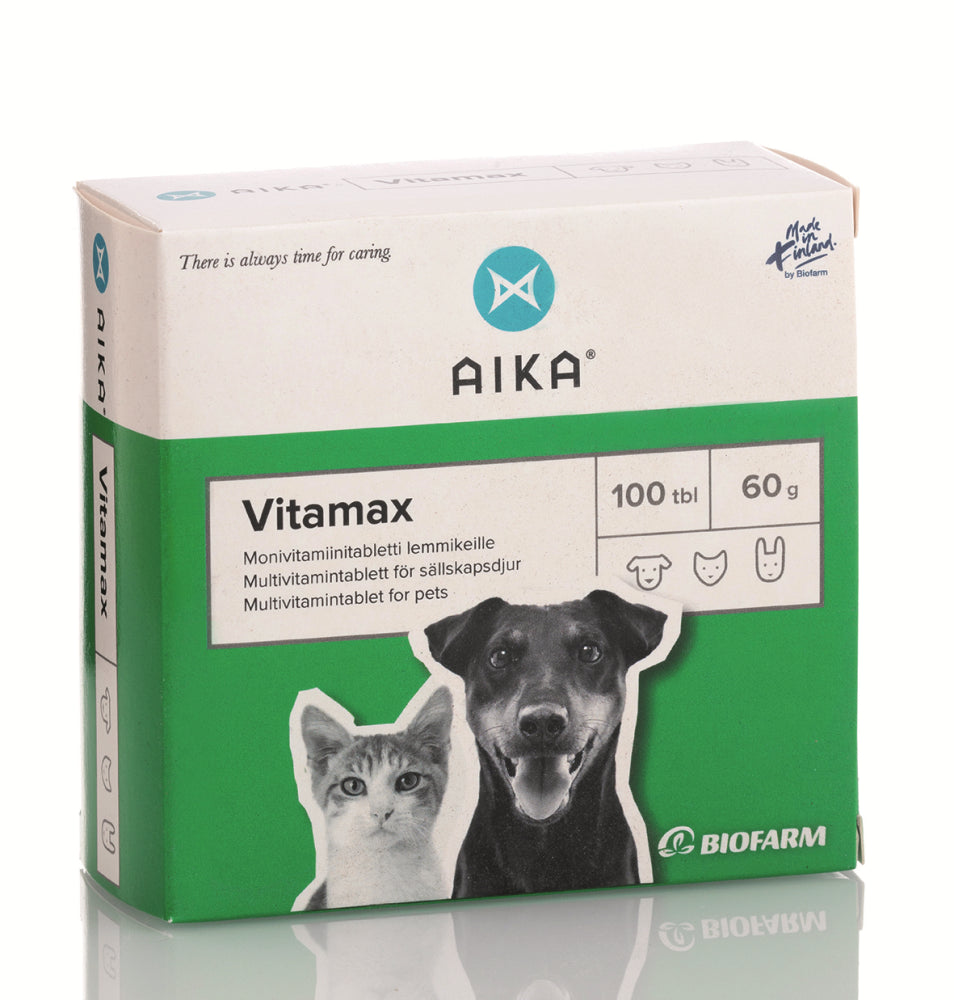 AIKA VITAMAX MONIVITAMIINI ELÄIMILLE 100 TABLETTI