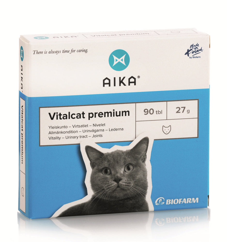 AIKA VITALCAT PREMIUM KISSOILLE 90 TABLETTIA