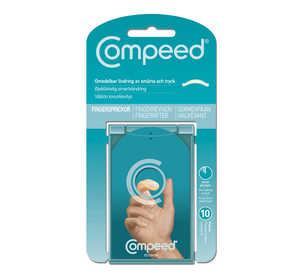 COMPEED SORMENPÄÄN HALKEAMAT LAASTARI 10 KPL
