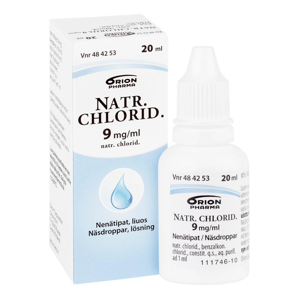 NATR. CHLORID. 9 mg/ml nenätipat, liuos 20 ml
