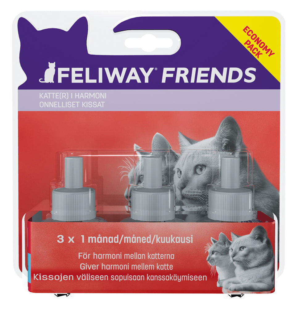 FELIWAY FRIENDS LIUOS VAIHTOPULLO 3X48ML