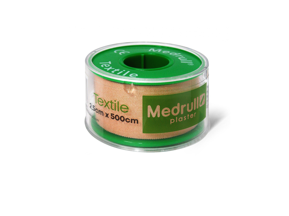 MEDRULL TEXTILE KIINNELAASTARI BEIGE 2,5CM X 500CM 1 KPL