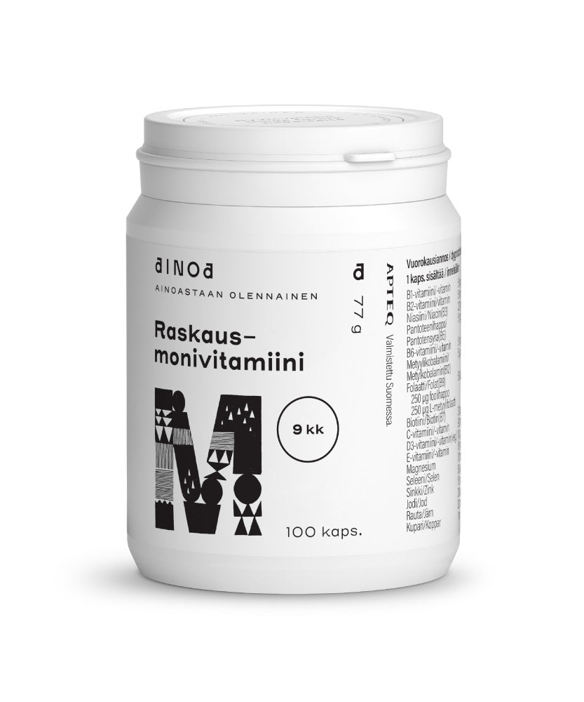 AINOA Raskausmonivitamiini 100 kapselia
