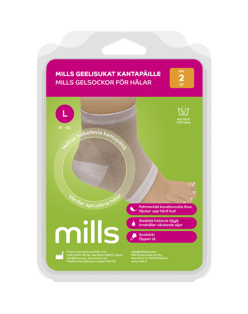 MILLS Geelisukat kantapäille, miehet 1 pari