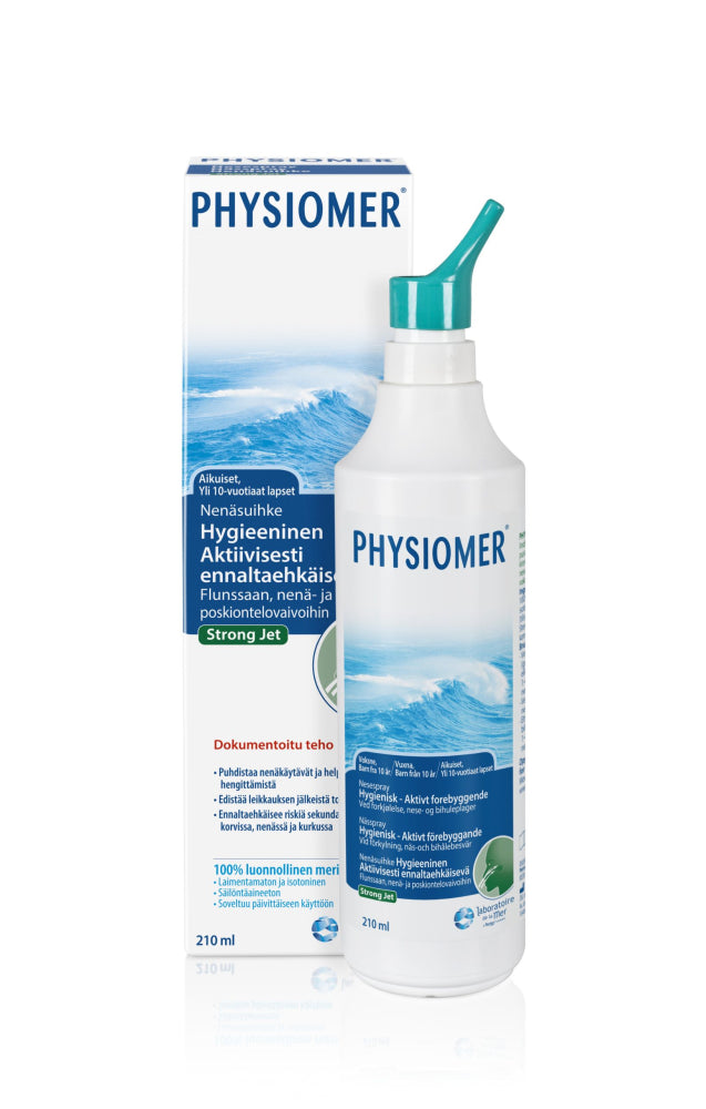 PHYSIOMER Strong Jet nenähuuhtelu 210 ml