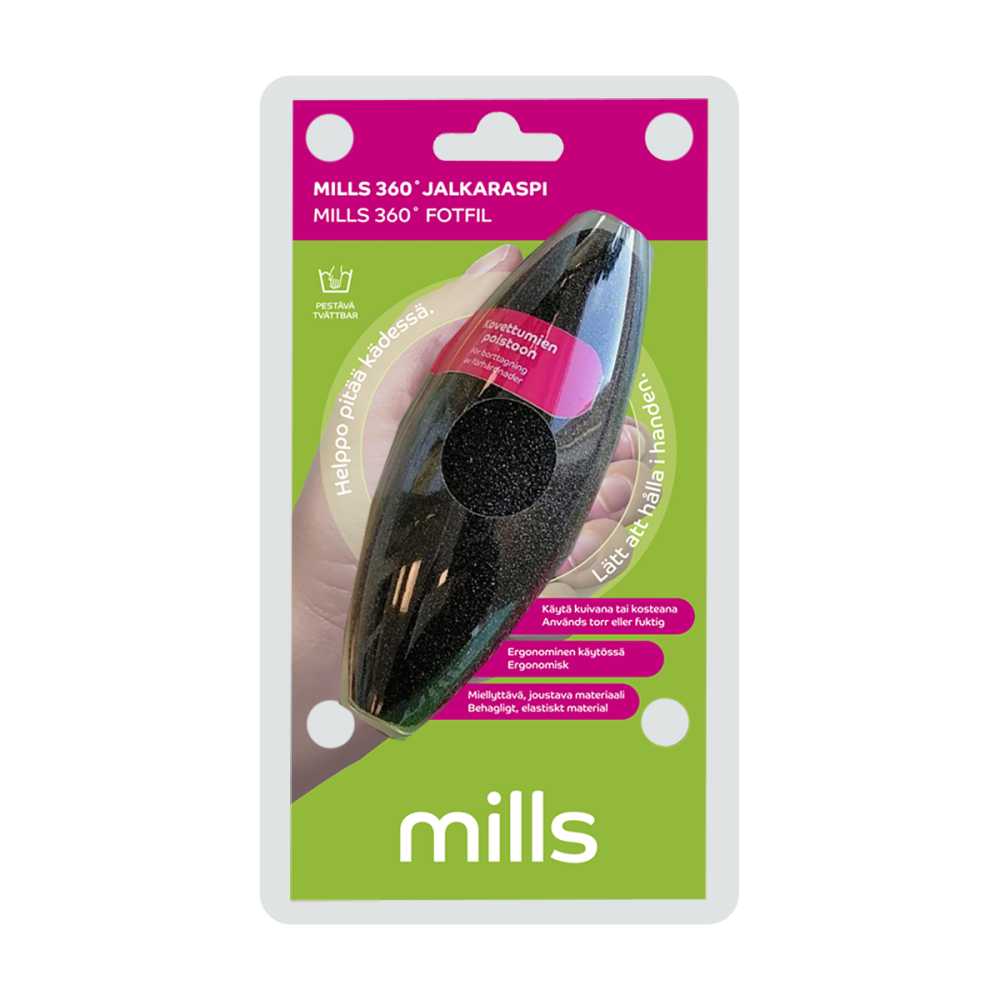 MILLS 360 Jalkaraspi 1 kpl