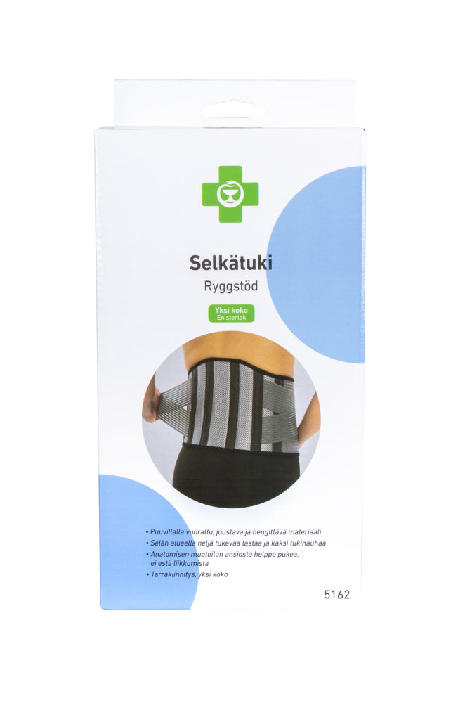 APTEEKKI Selkätuki yksi koko 1 kpl