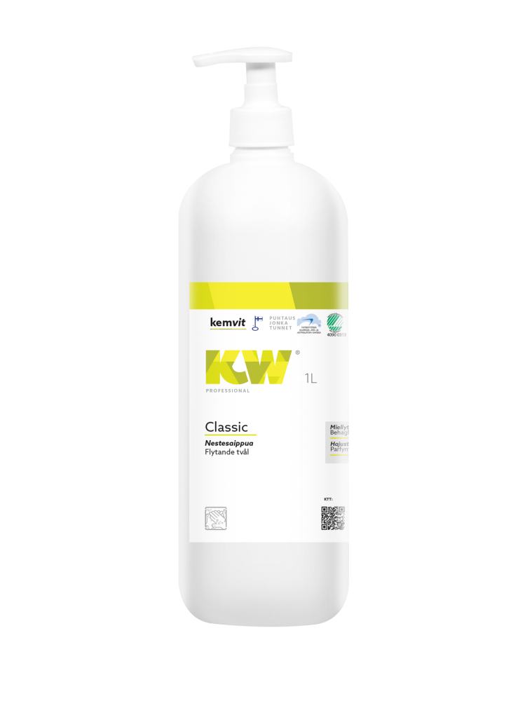 KW Classic hajusteeton nestesaippua 1000 ml