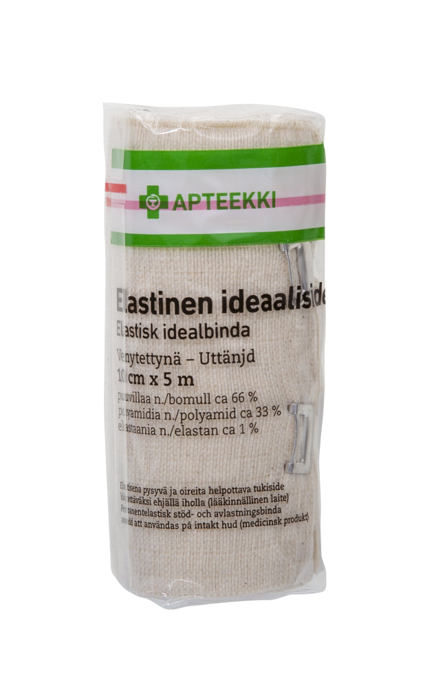 APTEEKKI Ideaaliside elastinen 10 cm x 5 m 1 kpl