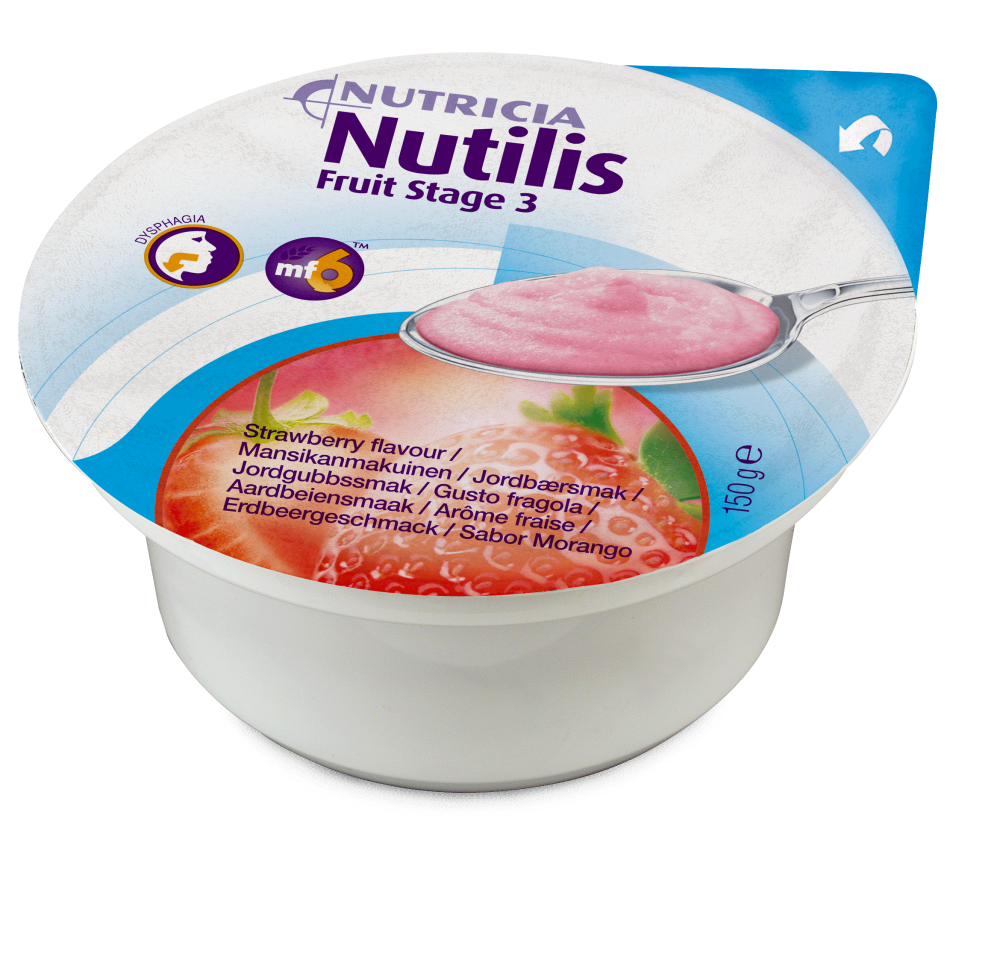 NUTILIS Fruit Stage 3 Mansikka kliininen ravintovalmiste 3x150 g