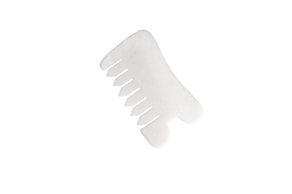 CAILPAR Gua Sha -kampa, valkoinen 1 kpl