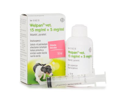 WELPAN VET 14,4 mg/ml/15 mg/ml oraalisuspensio 50 ml