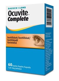 OCUVITE COMPLETE RAVINTOLISÄ 60 KAPSELIA