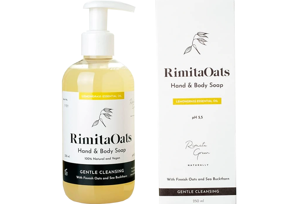 RIMITAOATS Habd & body soap sitruunaruoho käsi- ja vartalosaippua 250 ml