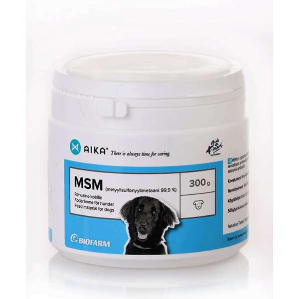 AIKA MSM täydennysrehu koirille (Huom! kesto 27.2.23) 300 g
