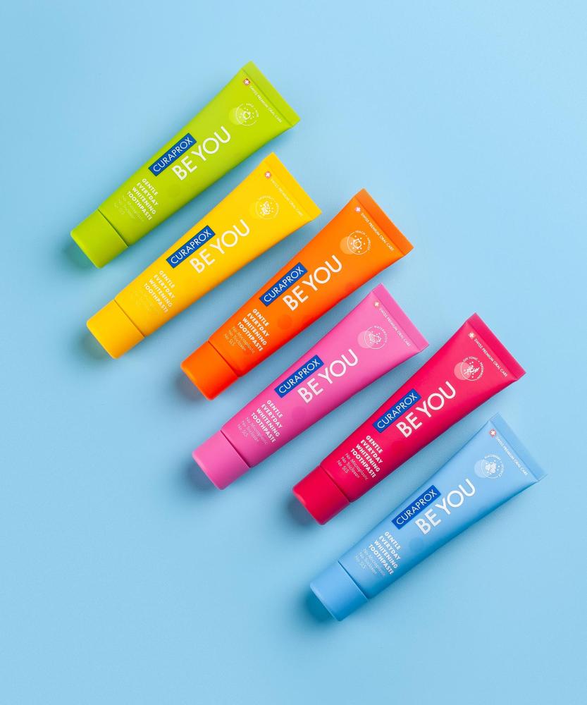 CURAPROX Be you gin + persimon valkaiseva hammastahna