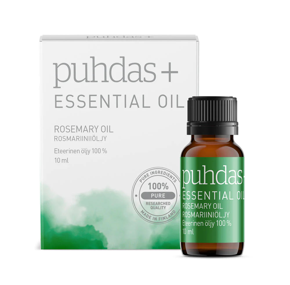 PUHDAS+ 100 % essential oil rosemary eteerinen rosmariiniöljy 10 ml