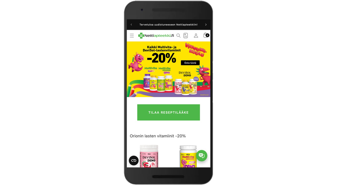 Tervetuloa uudistuneeseen Nettiapteekkiin!