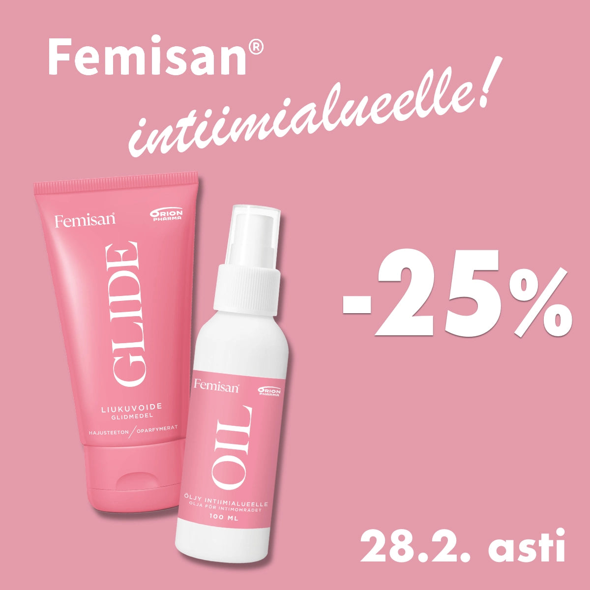 Femisan -25% helmikuun ajan