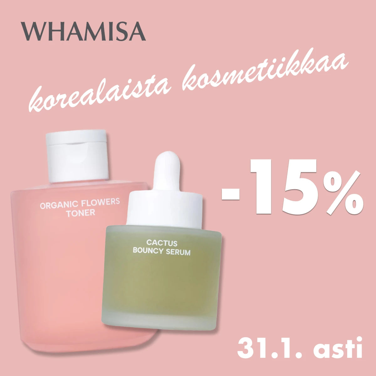 Whamisa -15% tammikuun ajan