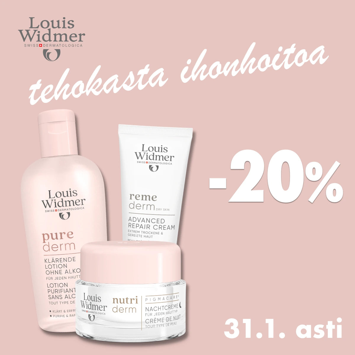 Widmer -20% tammikuun ajan