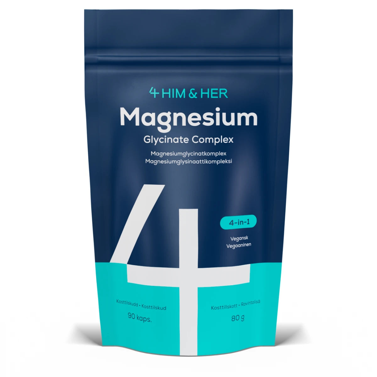 4 HIM & HER Magnesium Complex ravintolisä 90 kaps