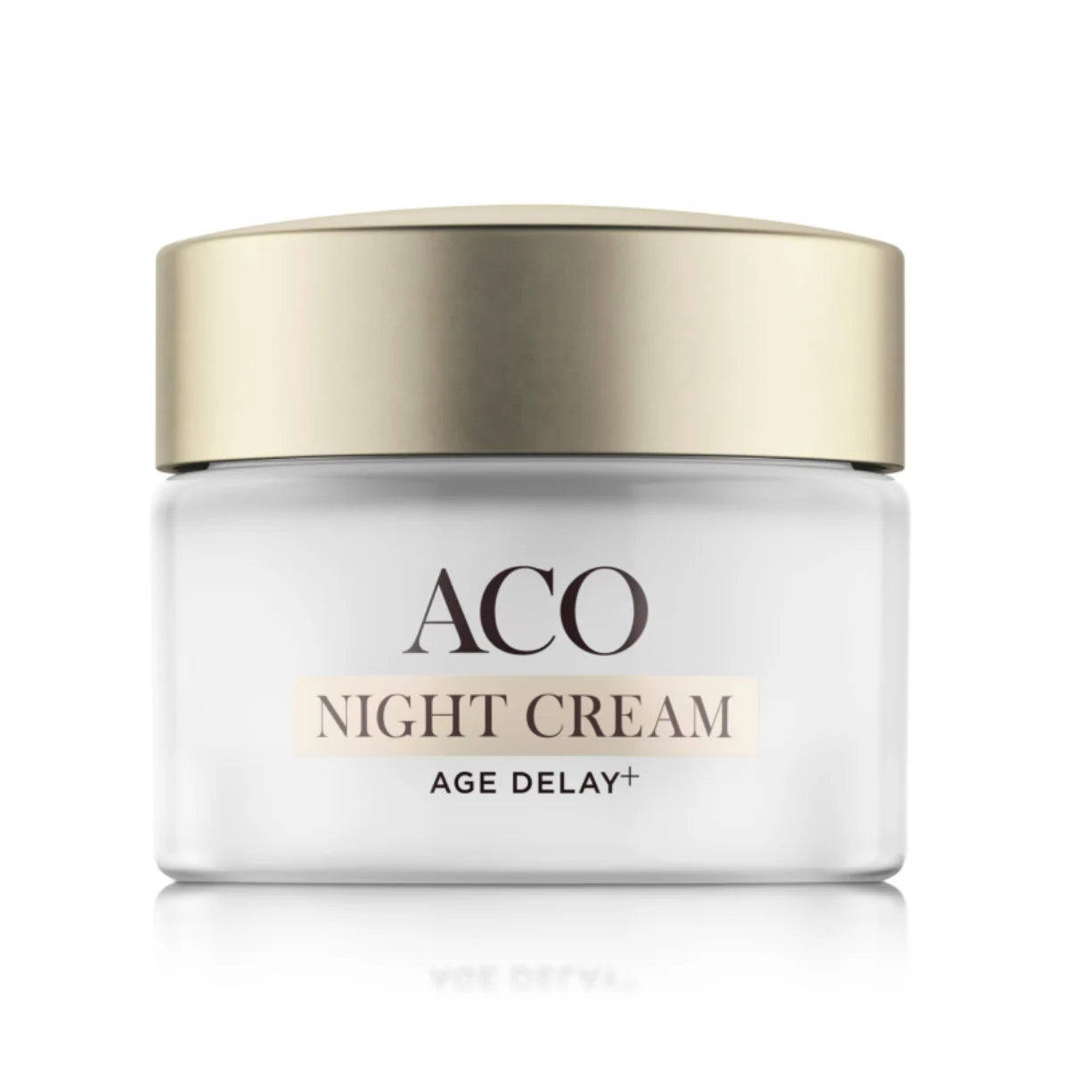 ACO Age Delay+ Night Cream täyteläinen ja ravitseva anti-age-yövoide 50 ml