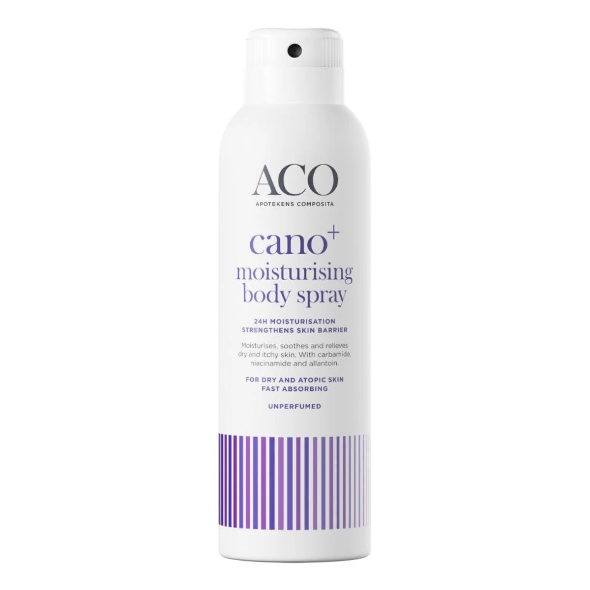 ACO Cano+ Moisturising Body Spray 150 ml – Kosteuttava vartalosuihke kuivalle ja atooppiselle iholle