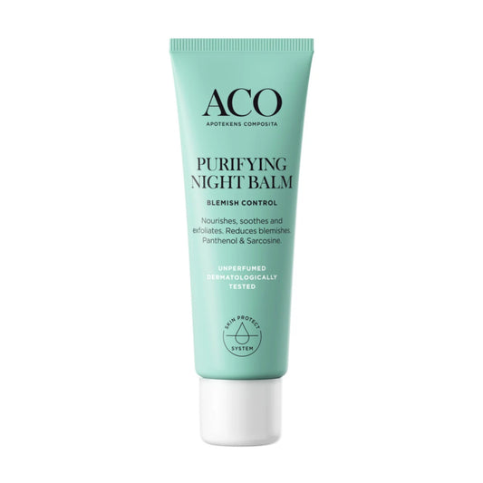 ACO Face Purifying Night Balm hajusteeton 50 ml