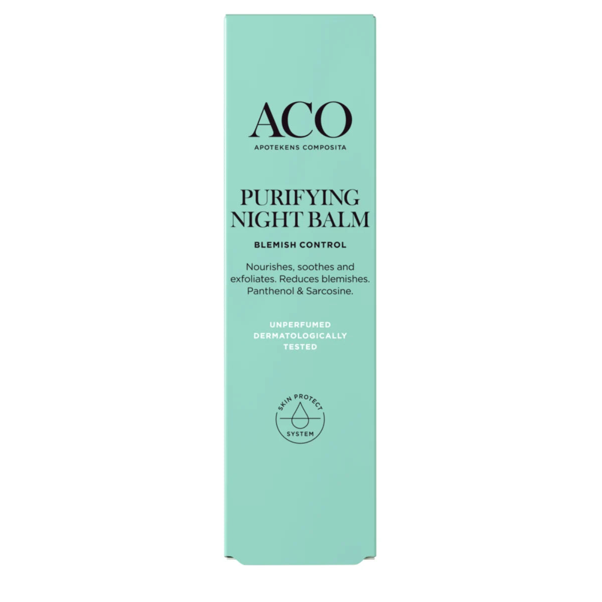 ACO Face Purifying Night Balm hajusteeton yövoide epäpuhtaalle iholle