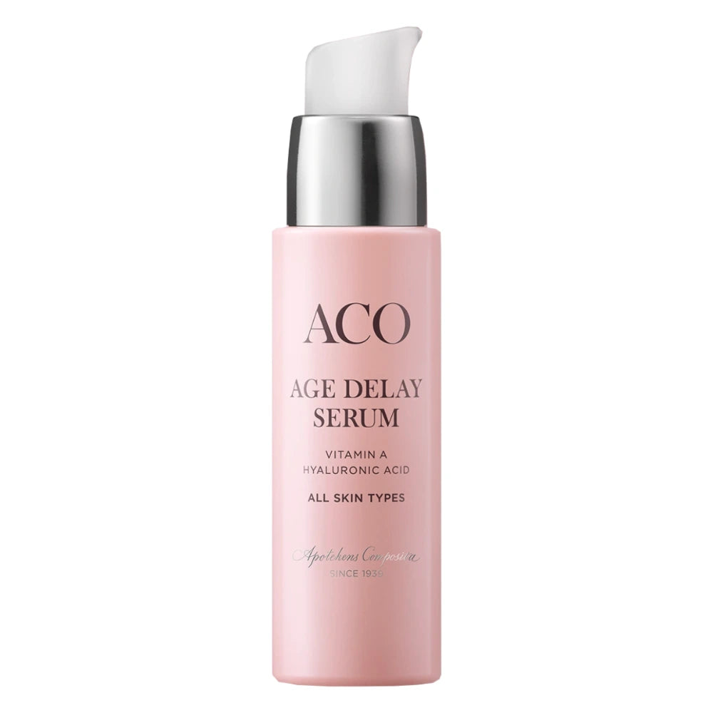 ACO Age Delay Serum syväkosteuttava seerumi 30 ml unsaasti aktiiviaineita sisältävä seerumi, joka syväkosteuttaa ihoa