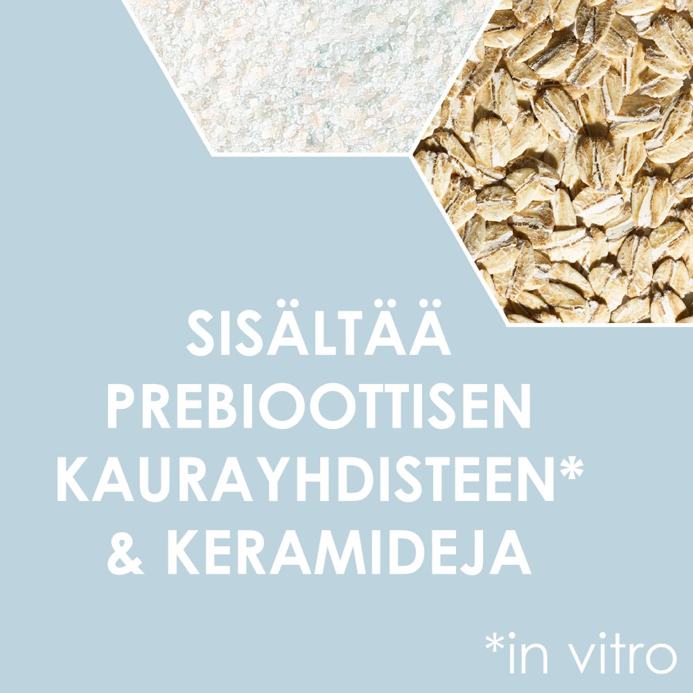 AVEENO Dermexa Daily Emollient Body Wash sisältää prebioottisen kaurayhdisteen