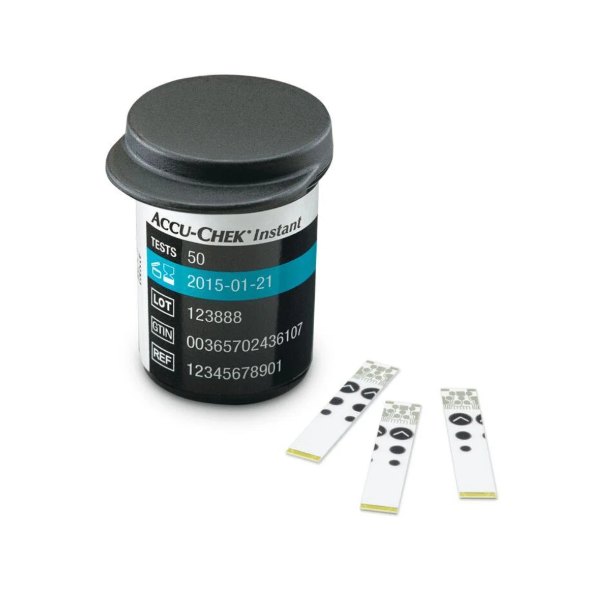 ACCU-Chek Instant testiliuskat 50 kpl purkki ja testiliuskat