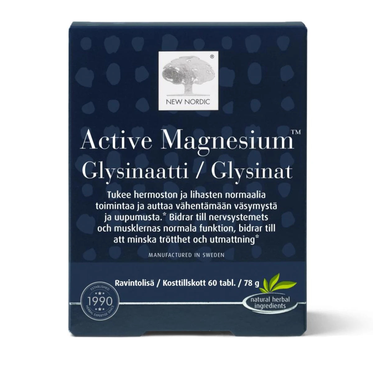 Active Magnesium Glysinaatti tabletti 240 mg 60 kpl