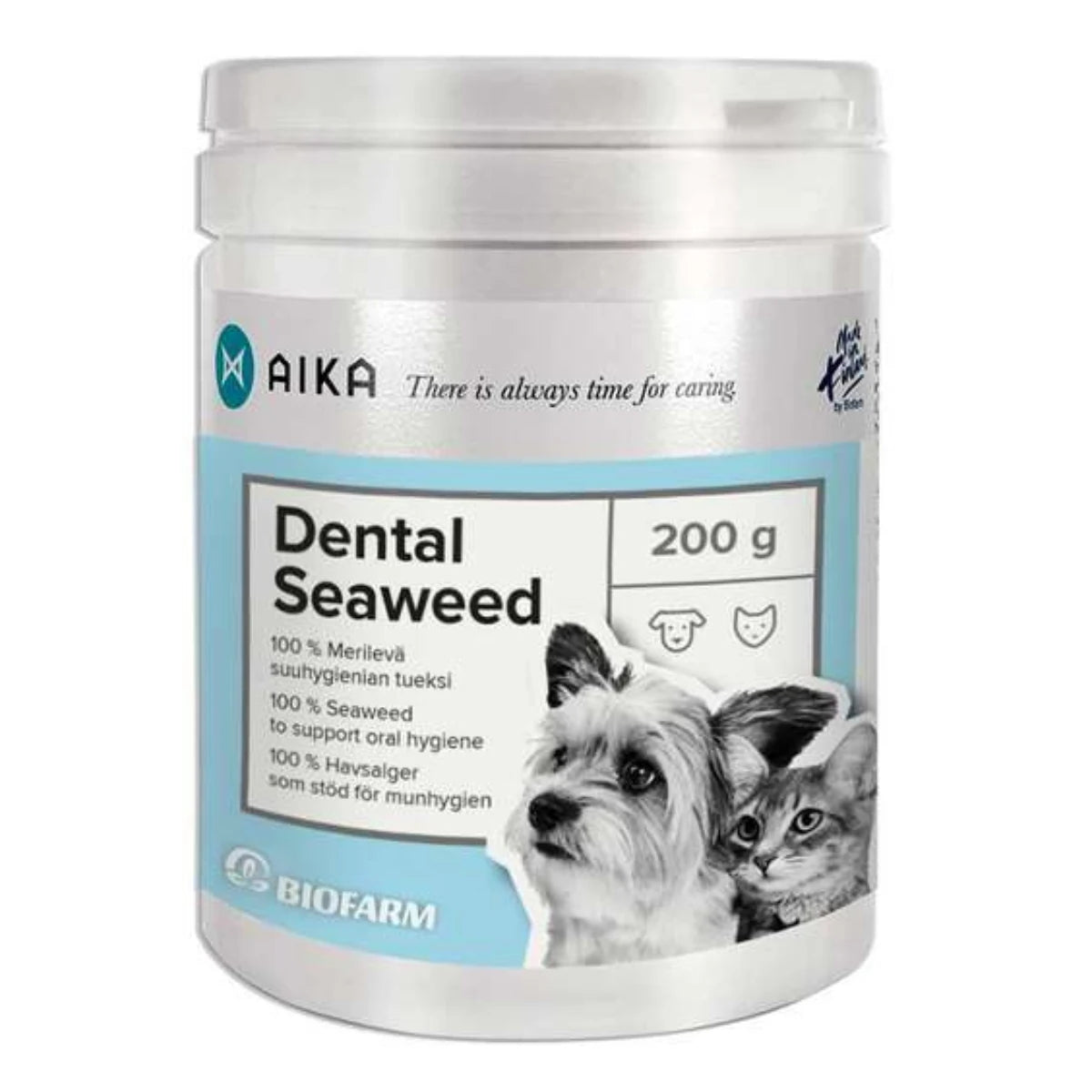 AIKA Dental Seaweed 200 g – Luonnollinen tuki lemmikkien suuhygieniaan