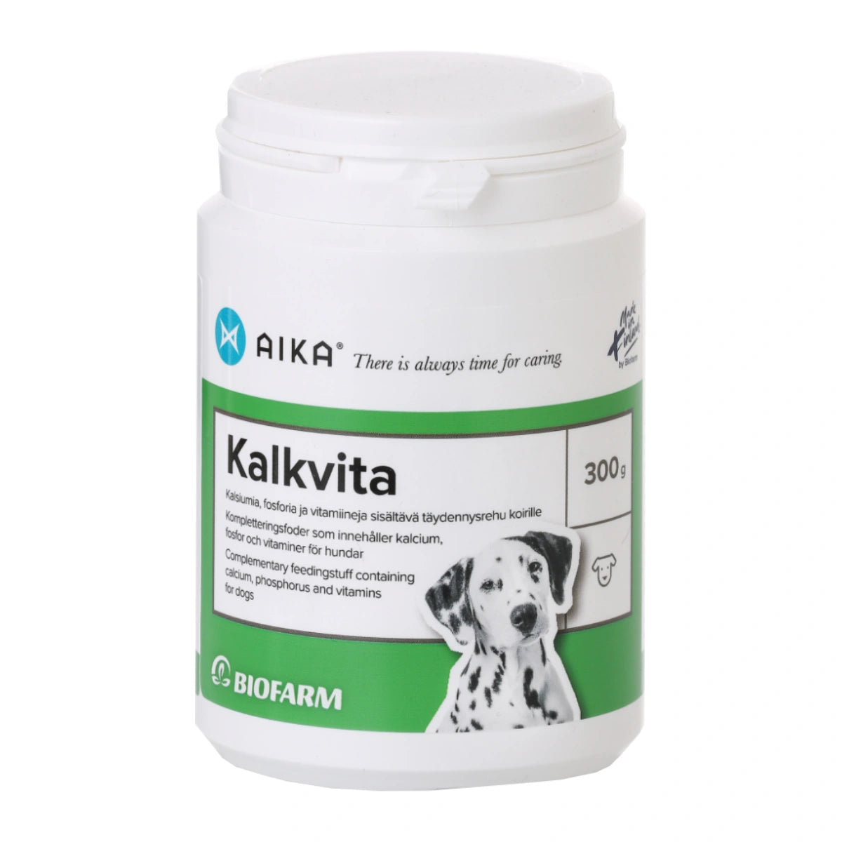 AIKA Kalkivita jauhe 300 g kalkki- ja vitamiinivalmiste koirille