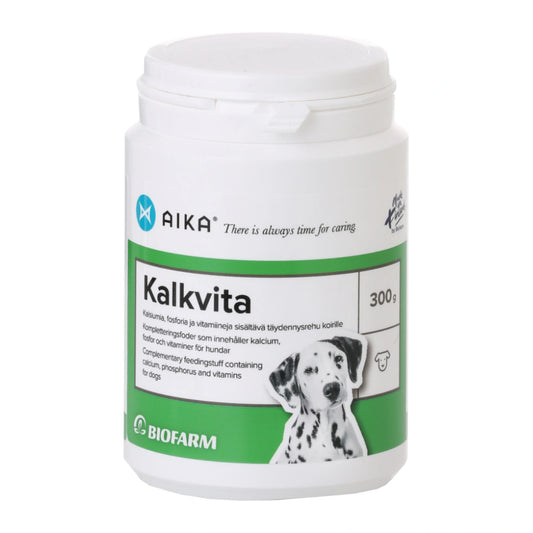AIKA Kalkivita jauhe 300 g kalkki- ja vitamiinivalmiste koirille
