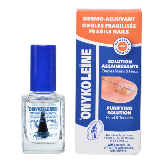 AKILEÏNE® Onykoléine Purifying Solution for Nails 10 ml – Puhdistava ja suojaava kynsiliuos heikoille ja sienelle alttiille kynsille