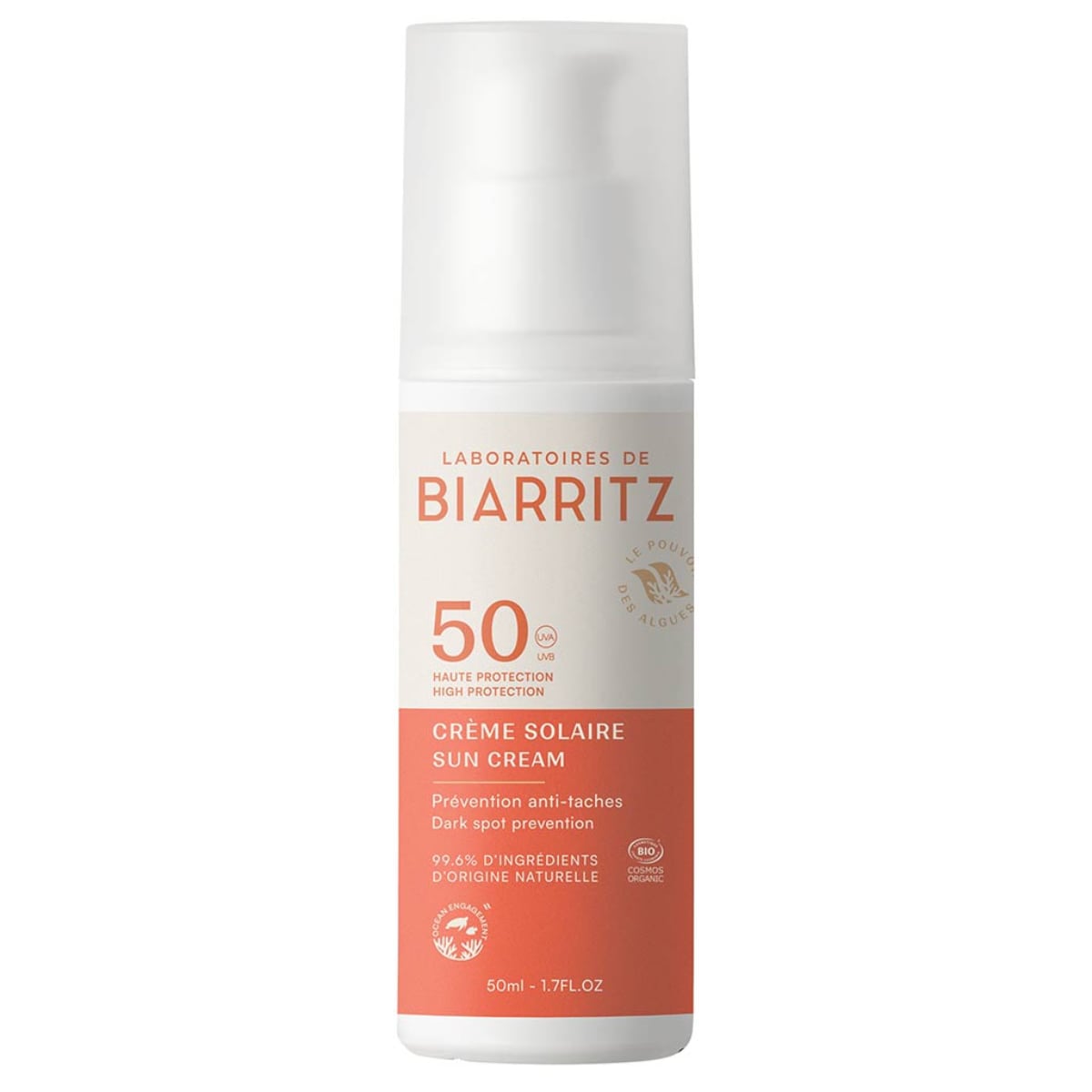ALGA MARIS Aurinkovoide kasvoille SPF50 50 ml