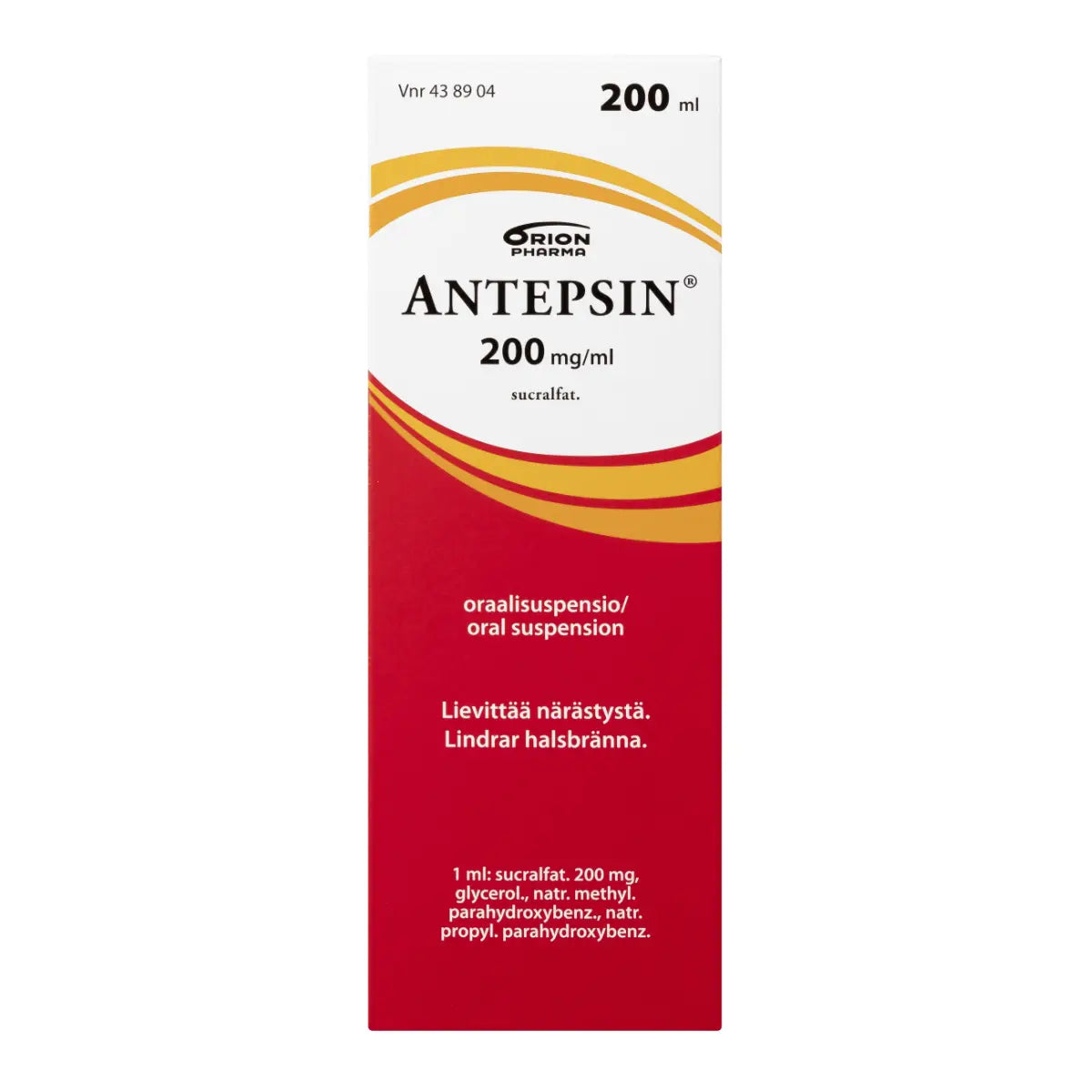 ANTEPSIN 200 mg/ml oraalisuspensio 200 ml