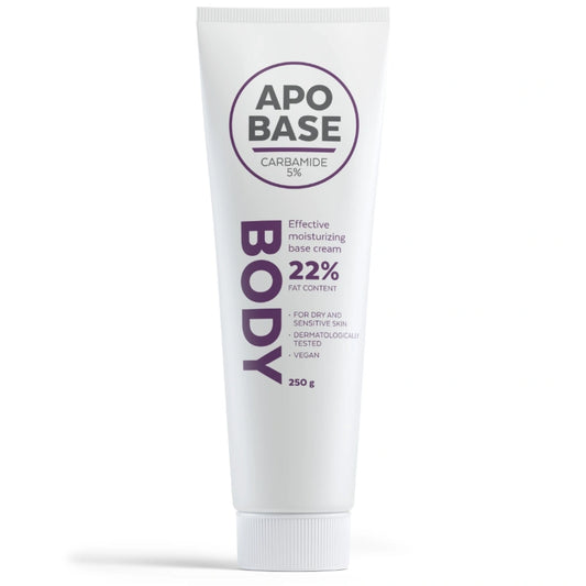 APOBASE Carbamide 5% perusvoide 250 g pehmentävää karbamidia sisältävä tehokosteuttava perusvoide