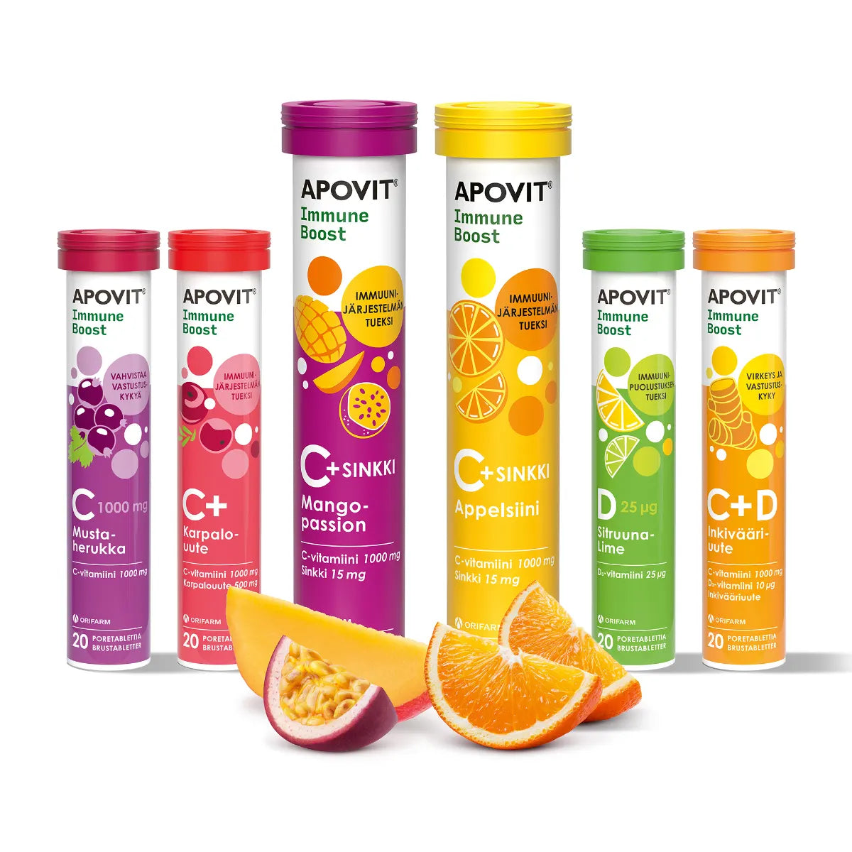 Apovit porevitamiinit tuoteperhe