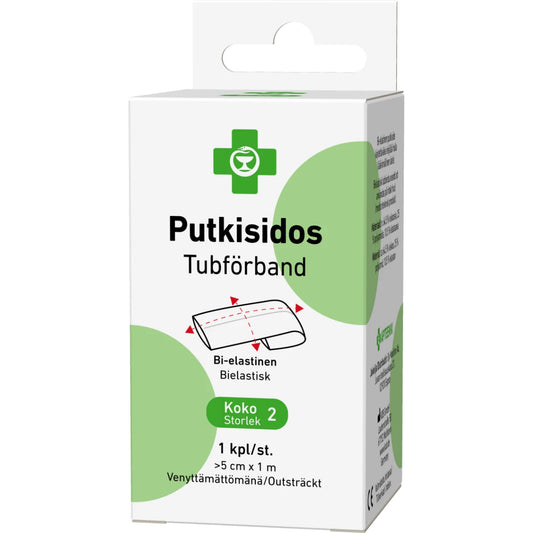 APTEEKKI Putkisidos koko 2 5 cm x 1 m 1 kpl