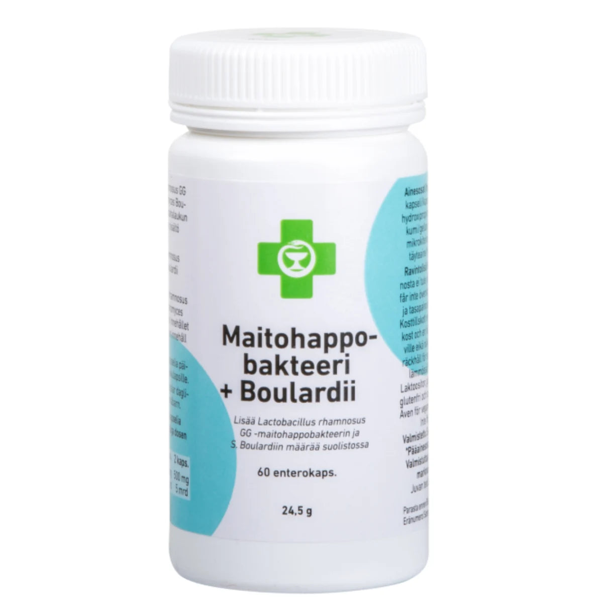 APTEEKKI Maitohappobakteeri + Boulardii kapseli 60 kpl