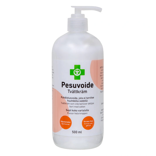 APTEEKKI Pesuvoide 500 ml, ei tarvitse huuhdella vedellä