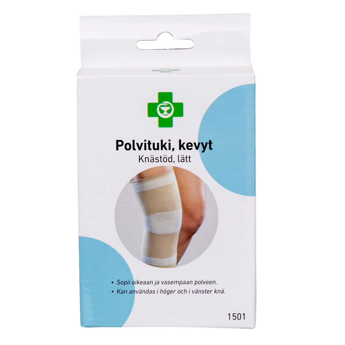 Apteekki Polvituki, kevyt – sopii molempiin polviin