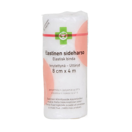 APTEEKKI Sideharso elastinen 8 cm x 4 m