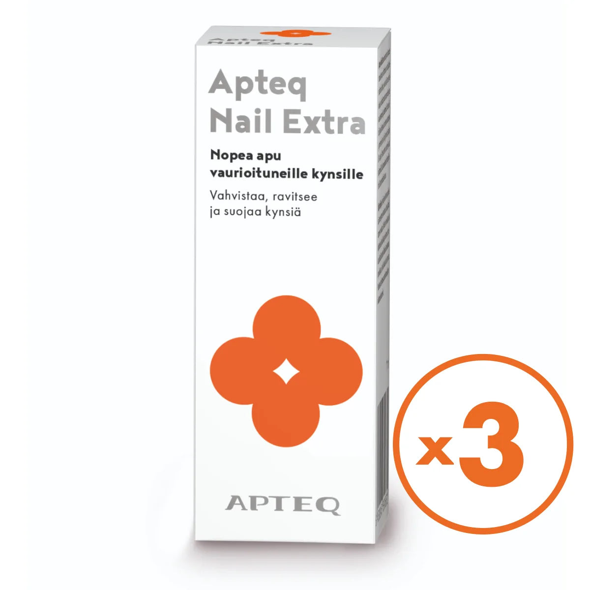 APTEQ Nail Extra vaurioituneille kynsille 3x11 ml
