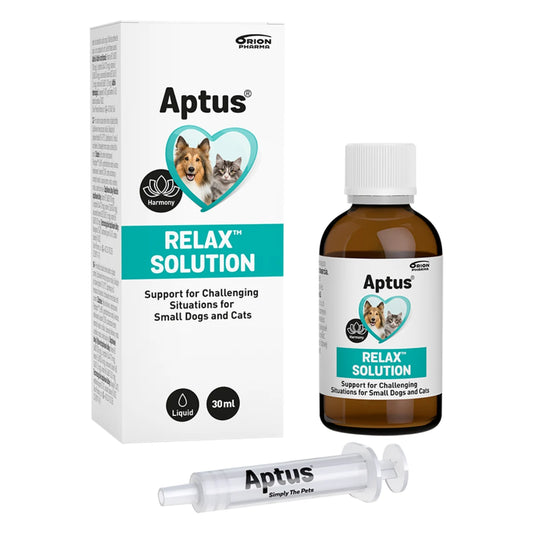 Aptus Relax liuos 30 ml – Rauhoittava täydennysrehu koirille ja kissoille