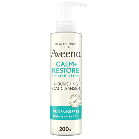Aveeno Calm + Restore Nourishing Oat Cleanser 200 ml
